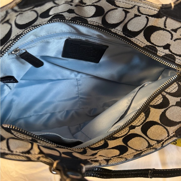 Coach Signature Black/Grey Tote Bag - Picture 11 of 11